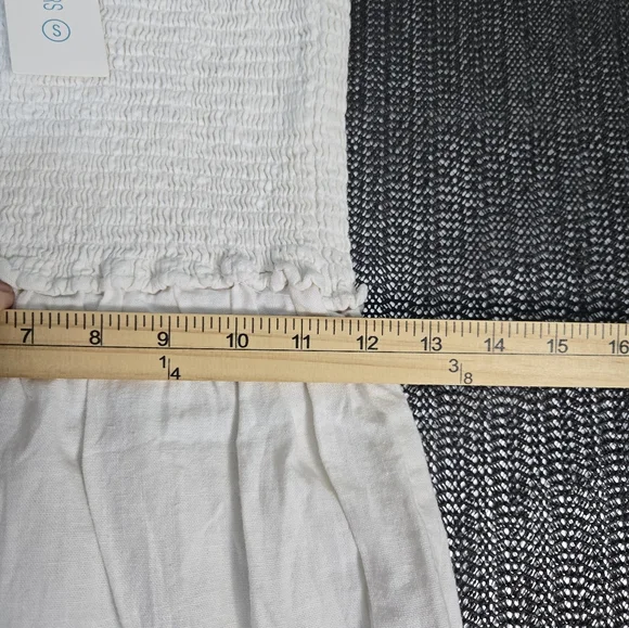 4OUR Dreamers White Dress Tiered Tube Top Size Small White NWT - Picture 12 of 16